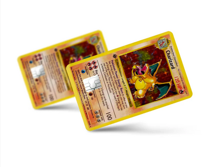 Credit Card sticker (Pokémon Card) Charizard