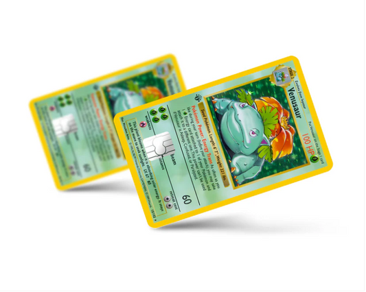 Credit Card sticker (Pokémon Card) Venusaur