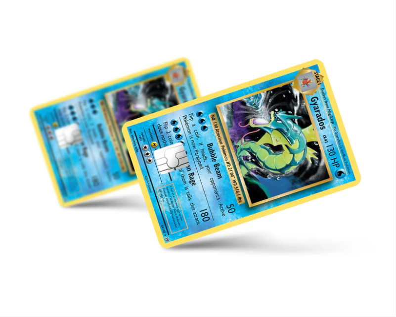 Credit Card sticker (Pokémon Card) Gyarados