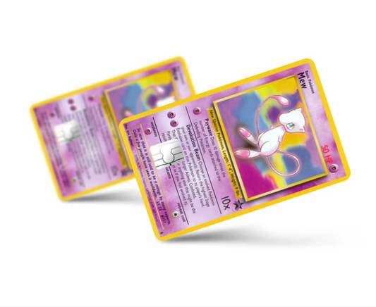 Credit Card sticker (Pokémon Card) Mew