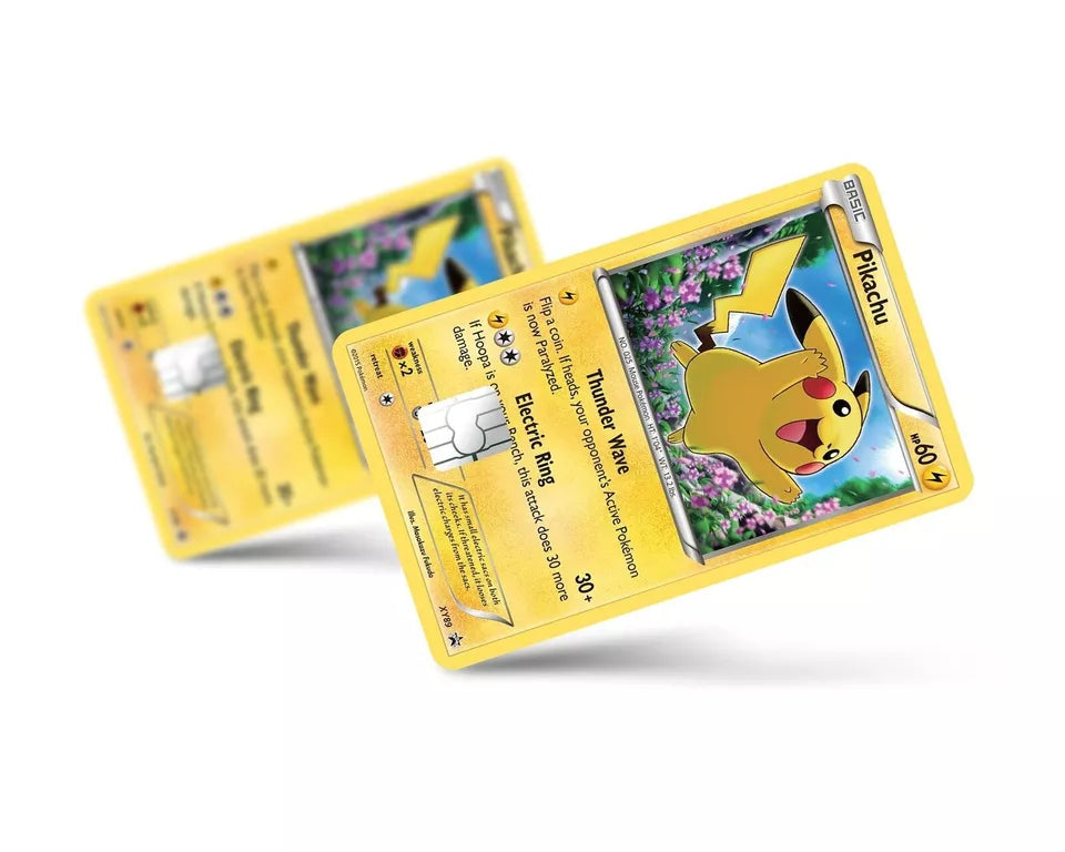 Credit Card sticker (Pokémon Card) Pikachu